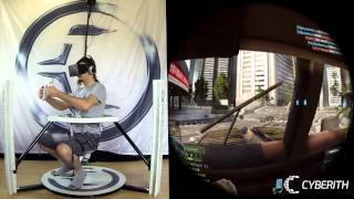 Battlefield 4 multiplayer online in VR with the Cyberith Virtualizer and the Oculus Rift