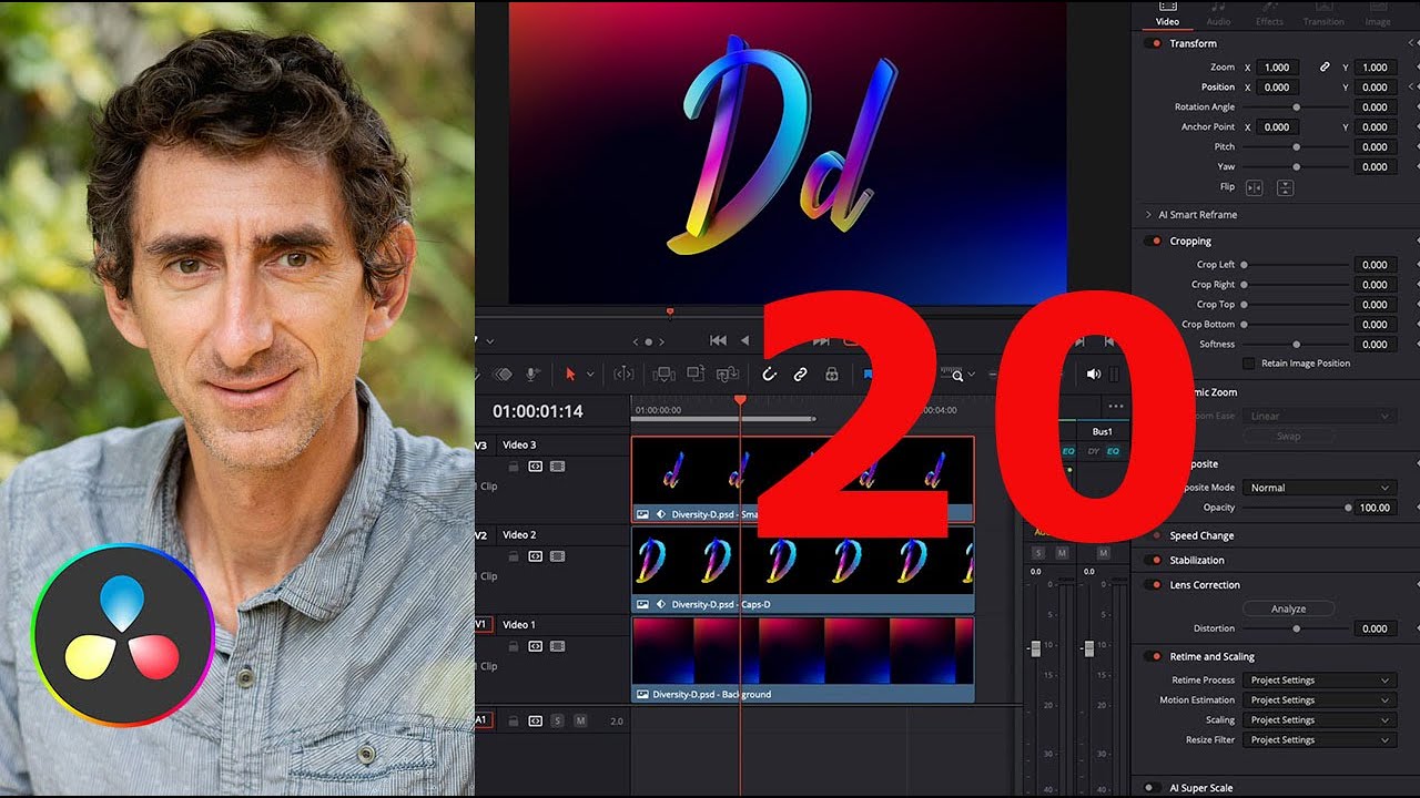 DaVinci 20, 11 new features: Free Edit, Source Tape, MultiText