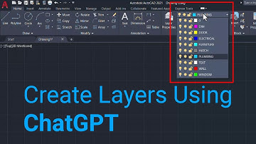 Create Layers using ChatGPT  | AutoCAD AI