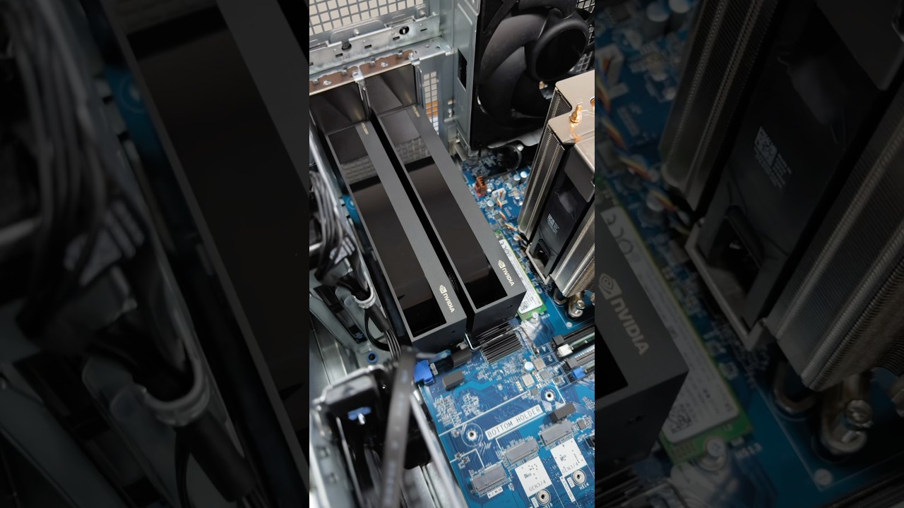 2x NVIDIA RTX 2000 ADA Installation! 🤯 #nvidia #nvidiagraphicscard #gpus