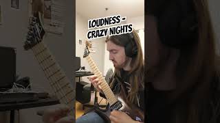 Loudness  Crazy Nights guitar japanesemetal shred akiratakasaki