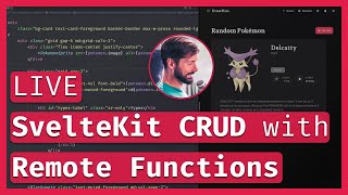 Celebrity SvelteKit Remote Functions 🤖 Forms & CRUD 🔴 LIVE Coding & Chill Profile