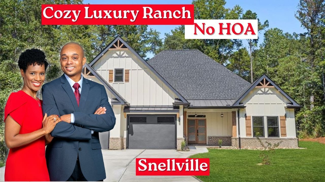 New Homes in Atlanta | Cozy Luxury Meets Modern Design | No HOA Ranch Tour | 4 Bed, 3 Bath