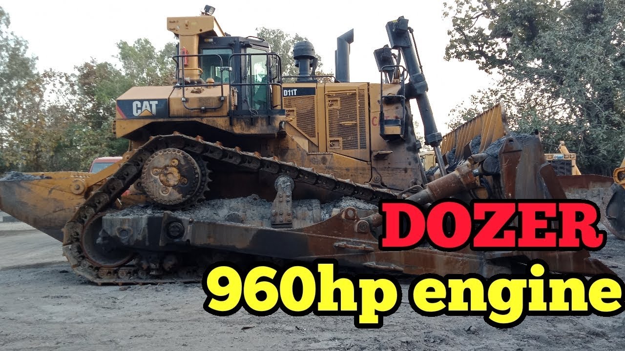 dozer (engine 960hp) BEML shovel machine YouTube