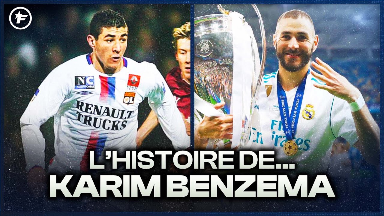 L'incroyable HISTOIRE de Karim Benzema, l'ambitieux GAMIN de l'OL devenu ROI de Madrid