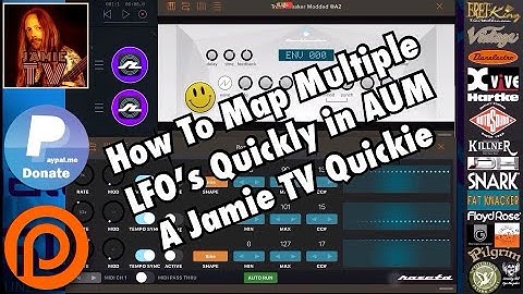 How To Map Multiple LFO’s Quickly In AUM - An iOS Music Quick Tip