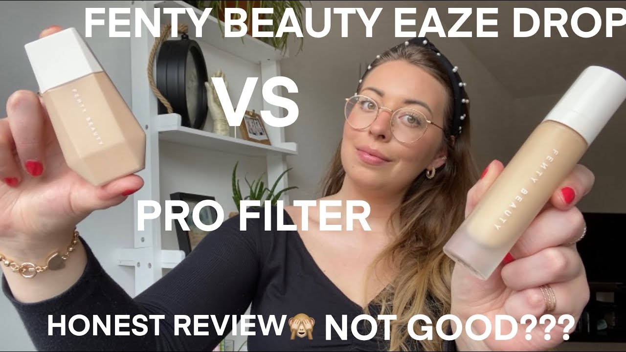 FENTY EAZE DROP VS PRO FILT’R😱 WHICH IS BETTER?💋 HONEST REVIEW ON