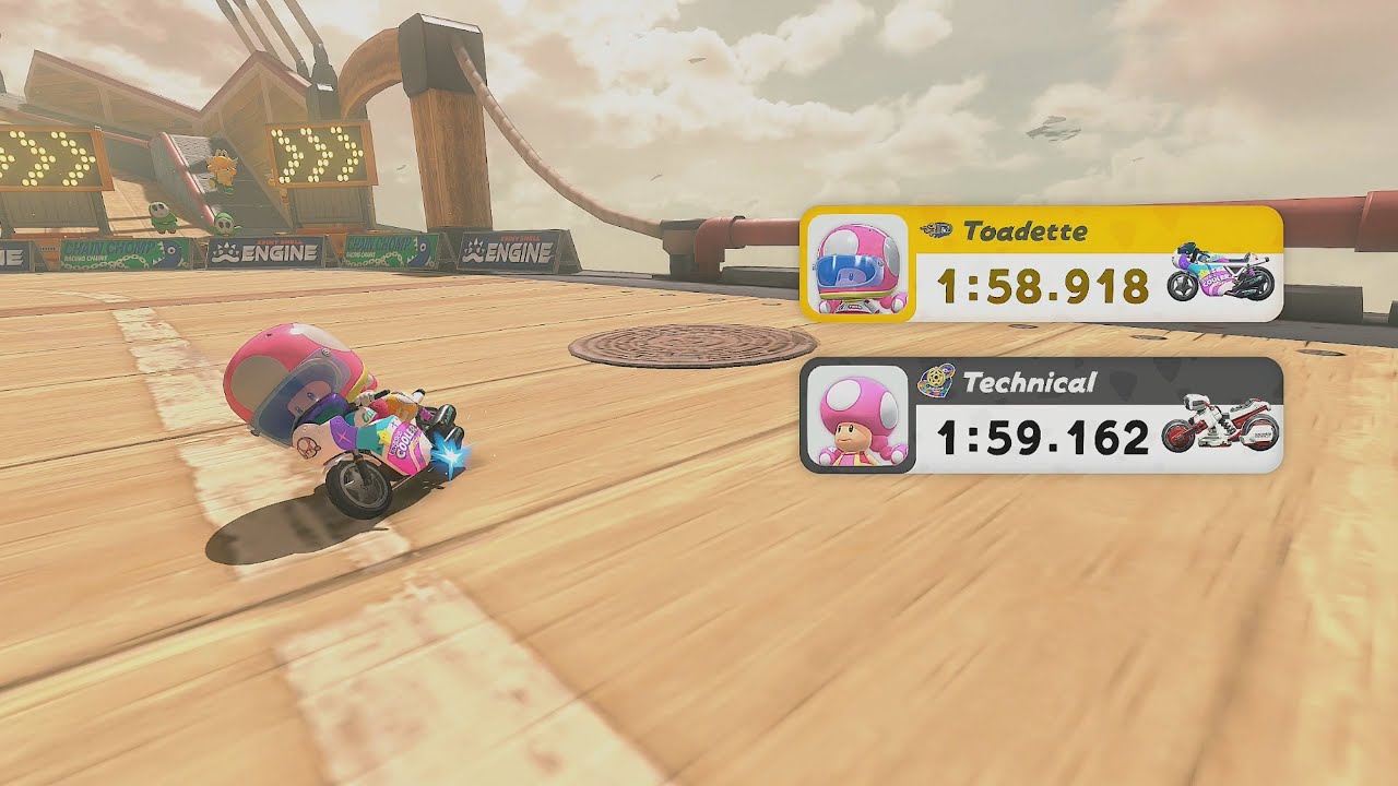 [Former WR] Airship Fortress - 1:58.918 - EmilP (Mario Kart World)