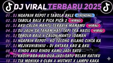 MUSIK DJ VIRAL 2025 TERBARU & TERPOPULER | DJ Remix Full Bass NONSTOP | DJ TIKTOK