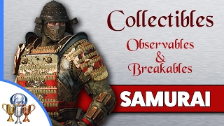 For Honor All 83 Observables & Breakables Collectible Locations (CH 3) Samurai Campaign  (3.1 - 3.6)