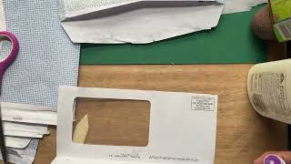 Inside out security envelopes mass making for junk journal