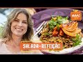 Salada de lentilha com legumes assados e molho de iogurte com tahine | Rita Lobo | Cozinha Prática