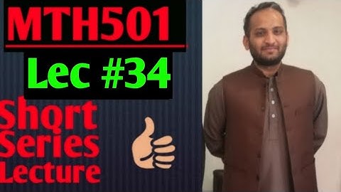 MTH501:Important short series lecture||lec #34||linear Algebra ||urdu hindi lec||Maths by Zahfran