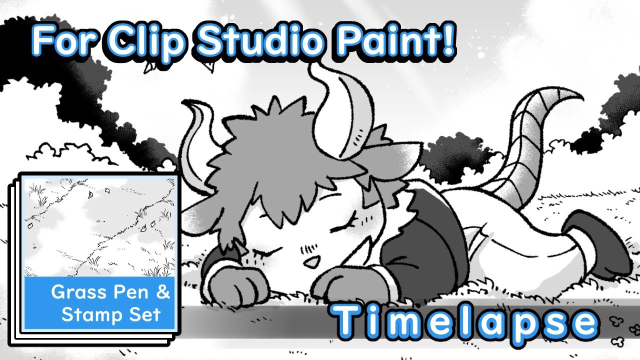 Sheepie Timelapse Clip Studio Pen Set Sample YouTube