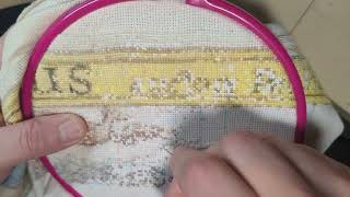 Cross Stitch With Me: Old Wold Map 2 Episode 13