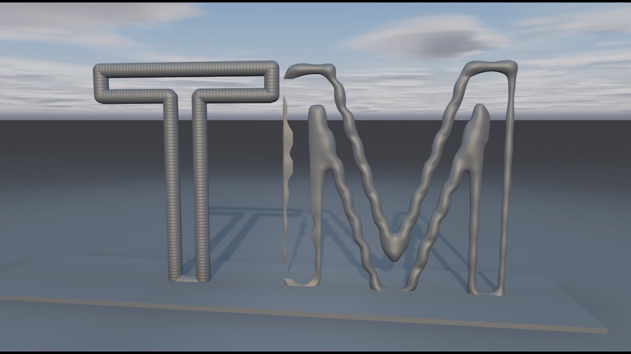 MoSpline Text Using MetaBall in Cinema 4D Tutorial - YouTube