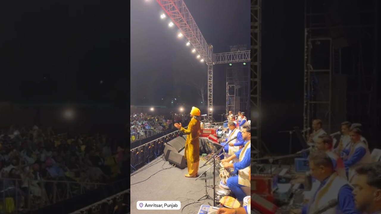 Aa gye Satinder Sartaaj ji Live Amritsar concert 