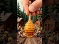 🌊🍯 Mini Humans Trapped in a Sea of Honey! Can They Survive? 😱🖐️ #shorts
