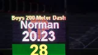 2016 CIF-SS Masters Meet - Michael Norman - 200 Meter Dash - 20.23 (-1.0 m/s)
