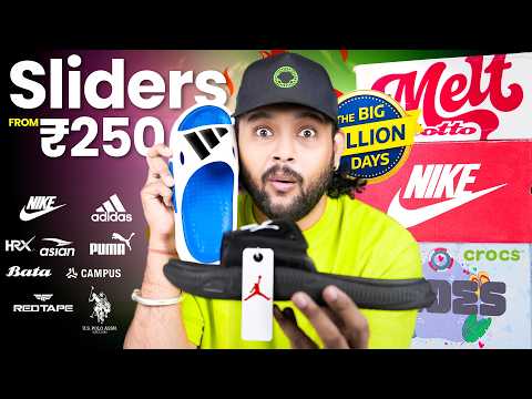 Flipkart Big Billion Days: 20 Best Sliders/Flip Flop For Men 😱 Nike, Adidas, Puma, Crocs ONE CHANCE