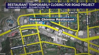 Popular Elizabethton restaurant moving due to road project