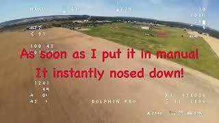 AtomRC Dolphin Pro RTH Kit Maiden Flight Stock Setup 