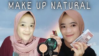 Make Up Natural Dan Simpel Menggunakan Bedak Sunisa , Untuk Jalan - jalan