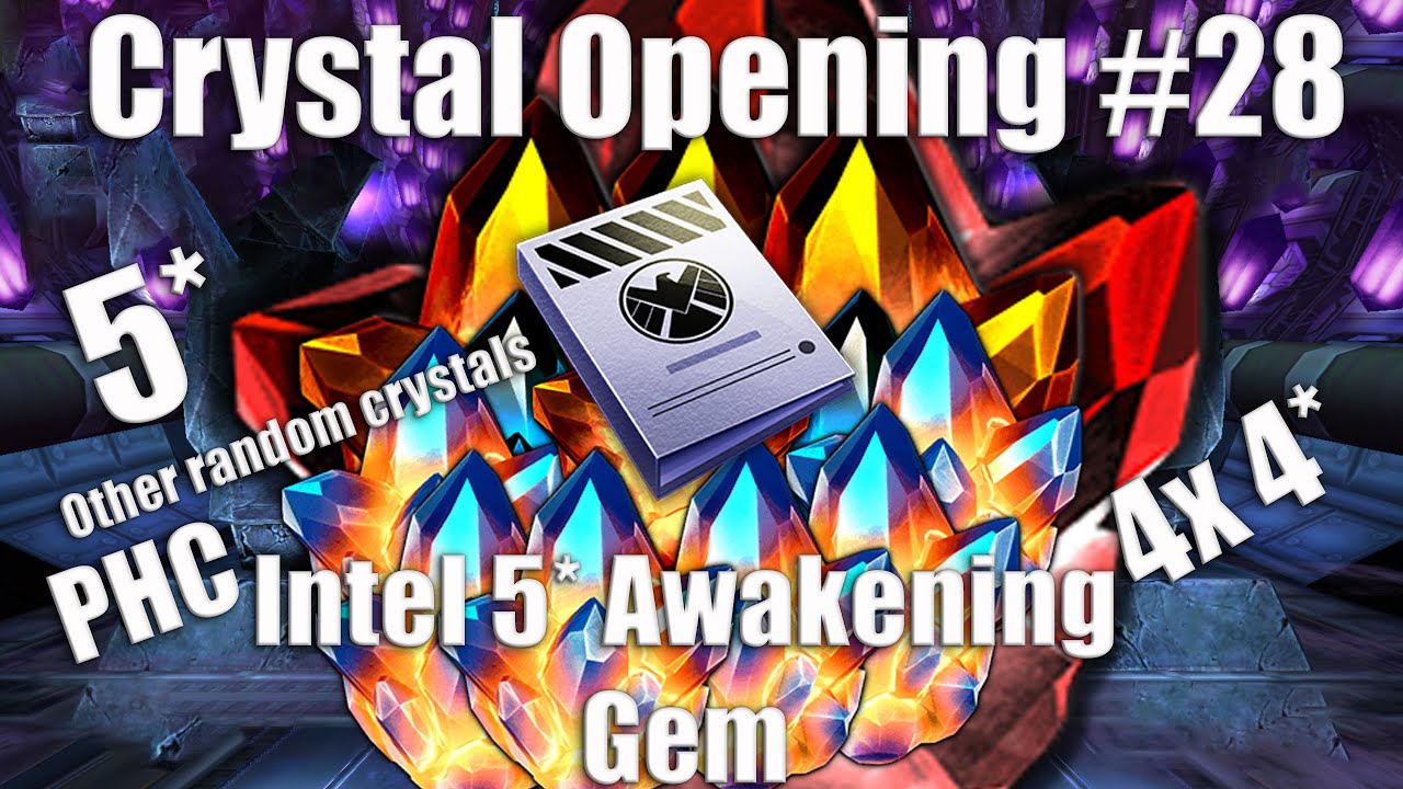 Crystal Opening #28 Feat. 5 Star Awakening gem and 5 star (MCOC) - YouTube