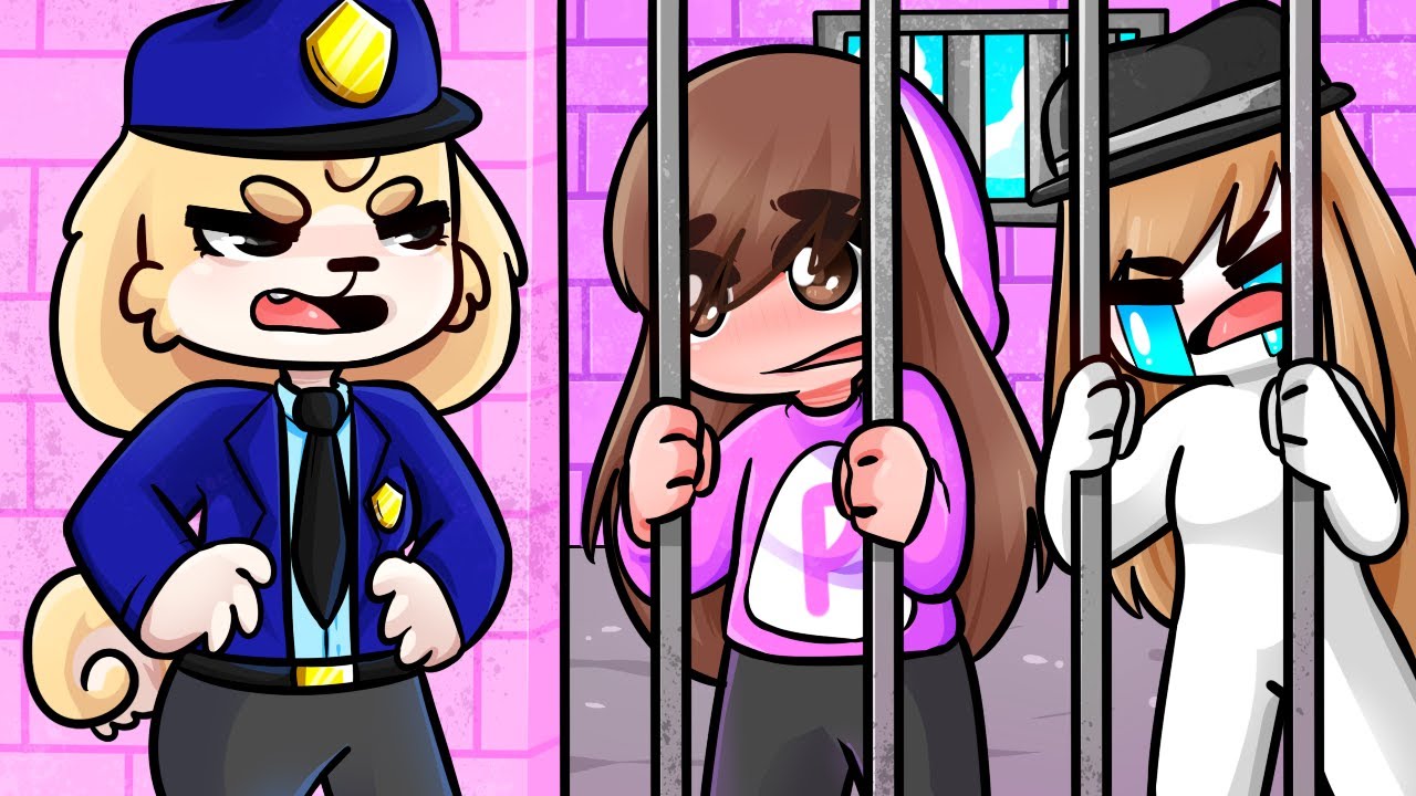¡ME ENCIERRAN EN LA PRISIÓN DE CHICAS! 😱 🤣 PINKY ESCAPA DE LA PRISIÓN EN MINECRAFT 😱