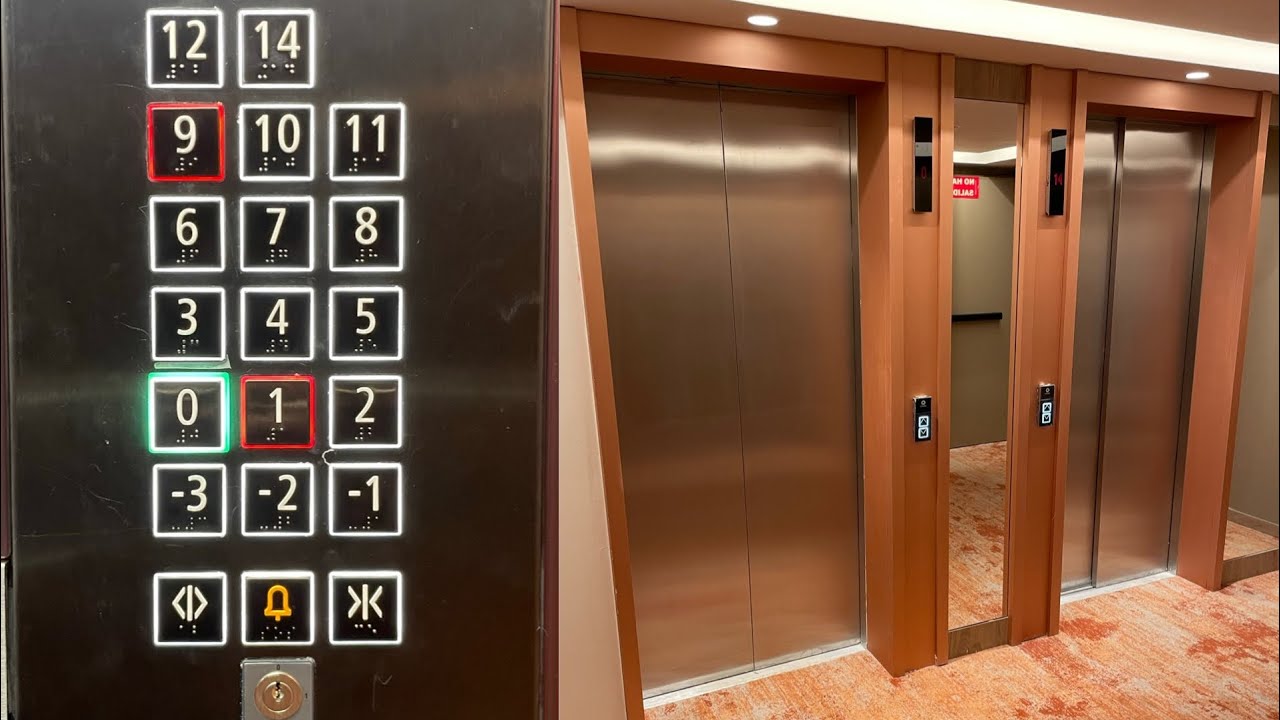 Newer Schindler 5000 Elevators @ Hotel Princesa Plaza - Madrid, Spain