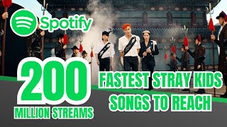 [TOP 3] FASTEST STRAY KIDS SONGS TO REACH 200 MILLION STREAMS ON SPOTIFY