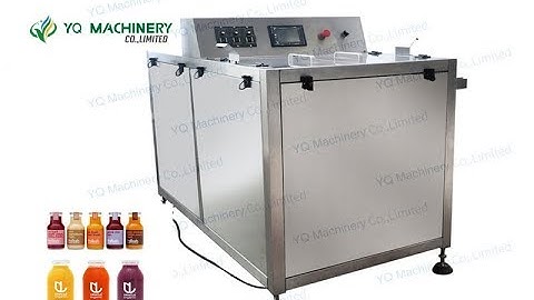 Automatic pet bottle unscrambler machine demo for square container rotary bottle sorter