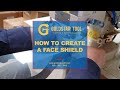 Tutorial  how to create a face shield  goldstartoolcom  8008684419