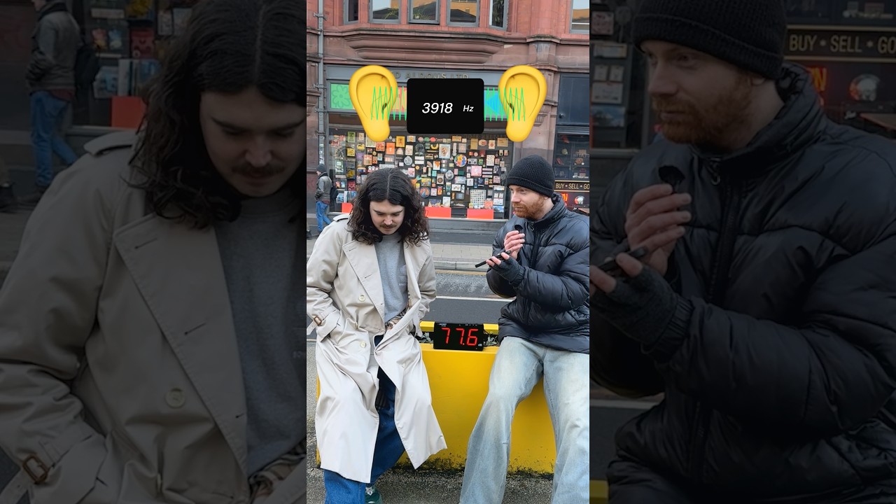 Did you hear the sound longer than him? 