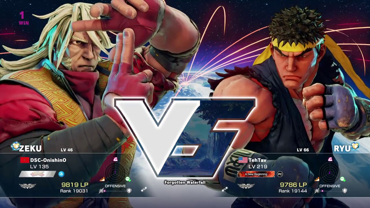 SFV DSC-OnishinO (Zeku) VS Tehtav (Ryu)