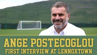 Exclusive first interview at Lennoxtown with Celtic Manager Ange Postecoglou Wealth