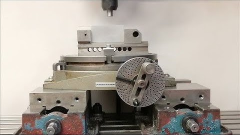 The quickest and simplest rotary table setup.