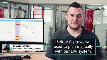 Best production scheduling software, Asprova, Testimonial Horst Scholz in Germany ENG; 2mins