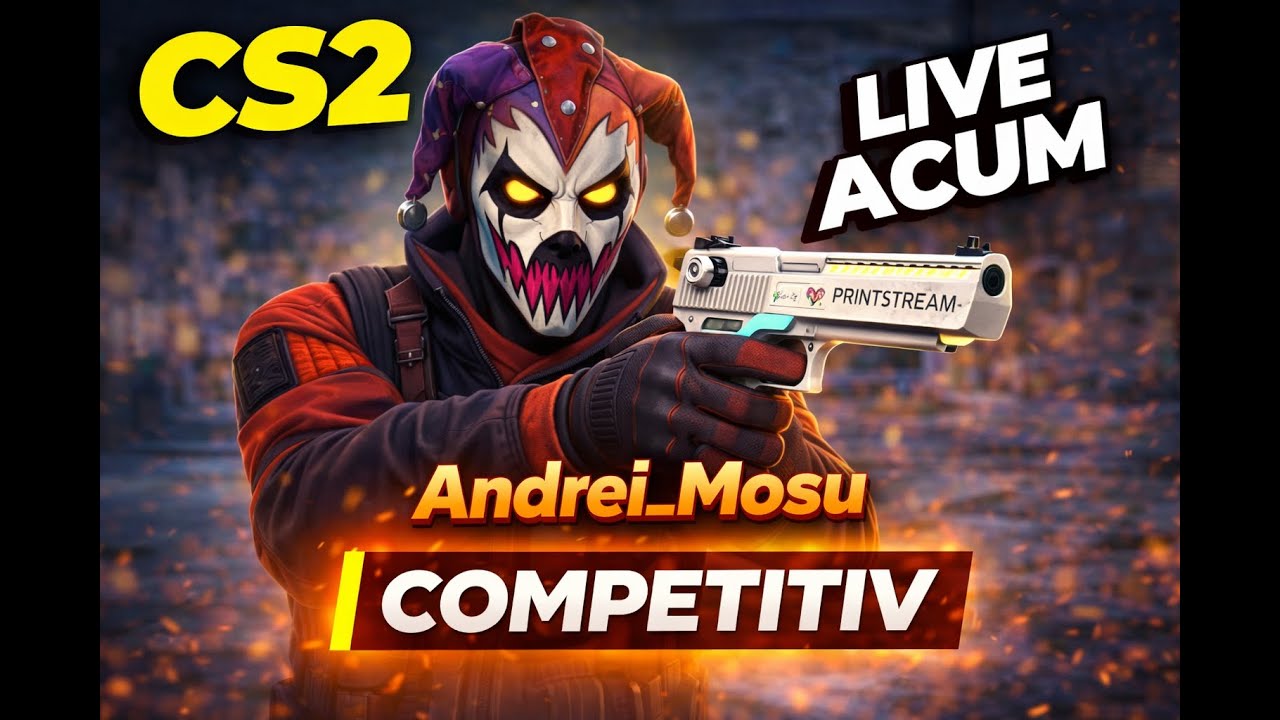 🔴CS2 LIVE#37🔴 Intrăm tare pe competitiv | Andrei_Mosu