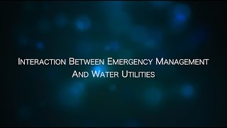 The Art of Generator Maintenance: Interaction Between Emergency Management and Water Utilities