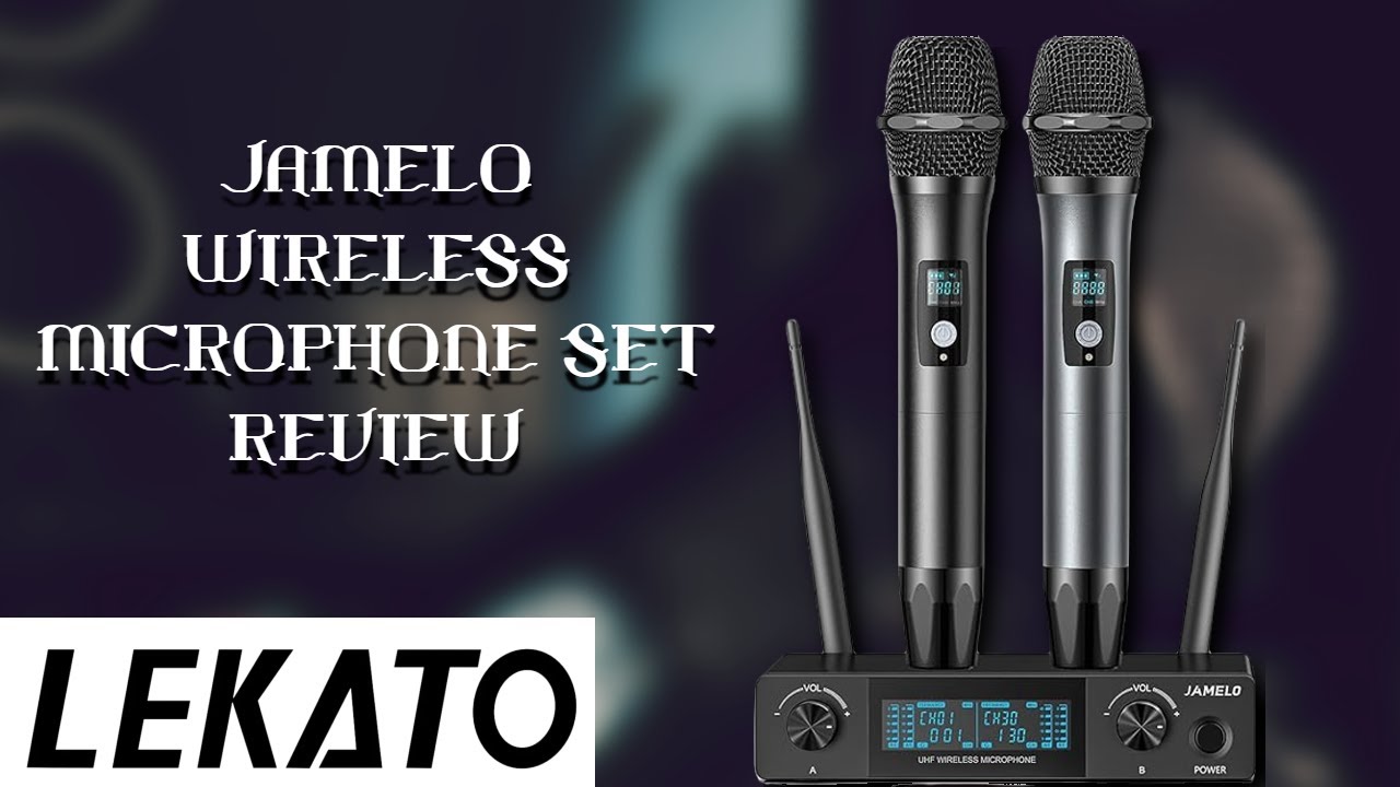 JAMELO Wireless Microphone Set Unboxing & Review | Lekato - YouTube