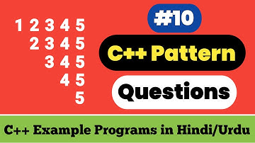 C++ Pattern Questions - 10 | Inverted Mirrored Right Triangle Pattern | C++ Example Programs #55