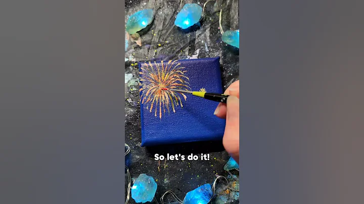 Let's paint fireworks to celebrate 2025!
