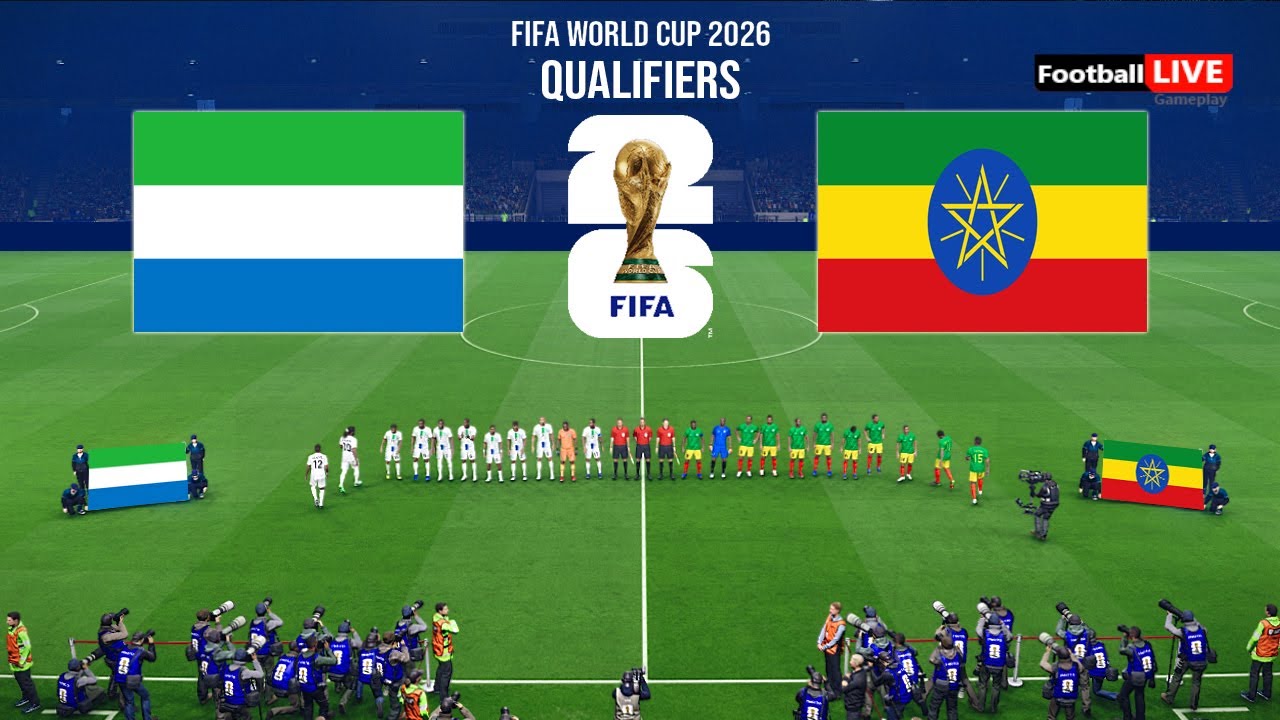 SIERRA LEONE  vs ETHIOPIA - FIFA World Cup 2026 Qualifiers | Full Match All Goals | Simulation PES