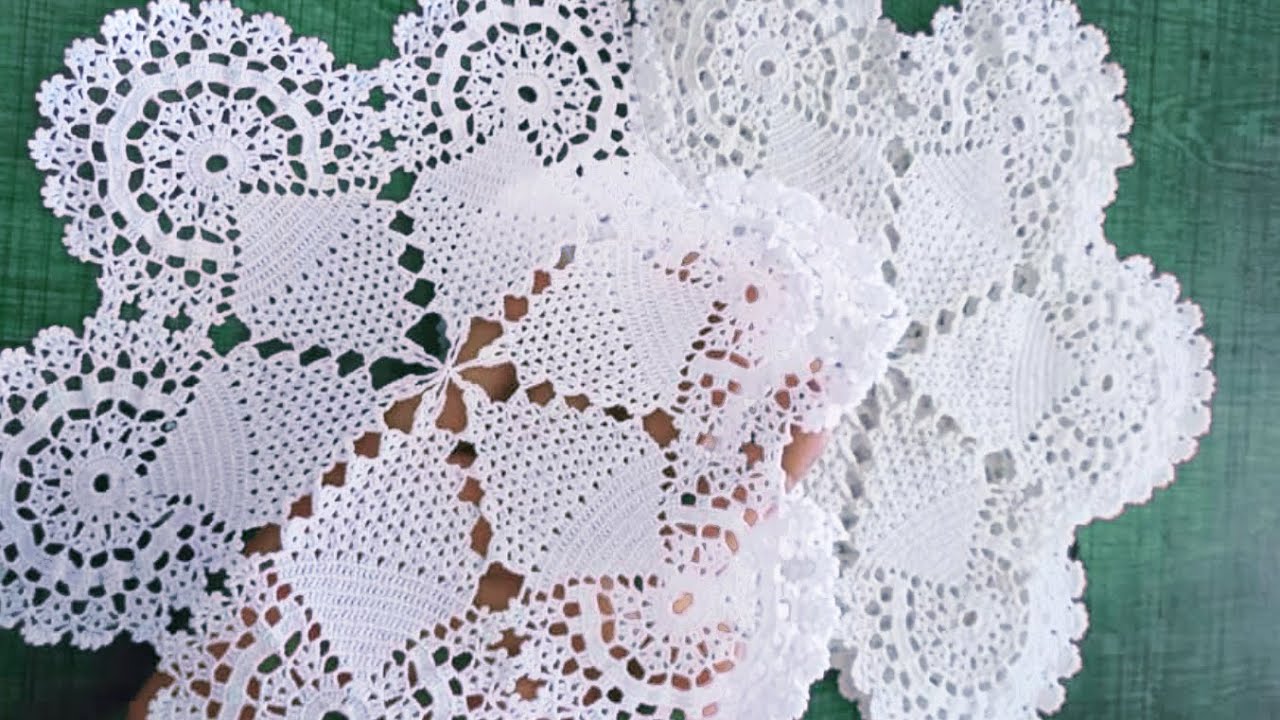 Step By Step Tutorial Crochet Tablecloth New Design Crochet 2025 🧶 Table mat, Table Cover Crochet