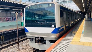 E531系K412編成　快速品川行き　北千住駅発車