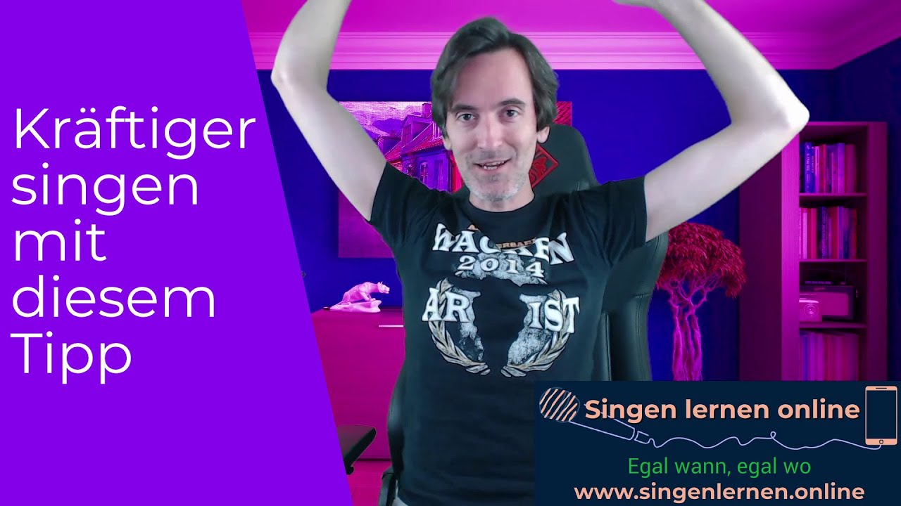 Kräftiger singen und sprechen mit diesem Tipp