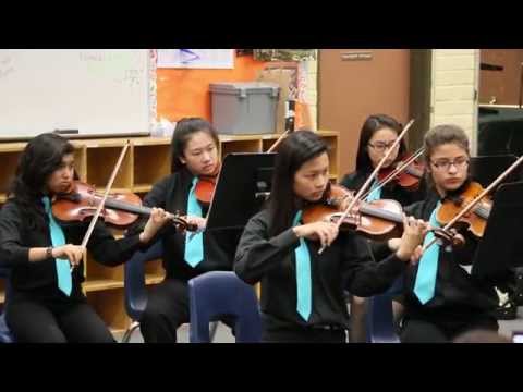 San Gabriel Christian School Senior Strings - SCSBOA Performance