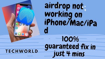 AirDrop Not Working on iPhone/iPAD/Mac 100% guaranteed fix  🔥🔥 in 4 mins | Airdrop failed
