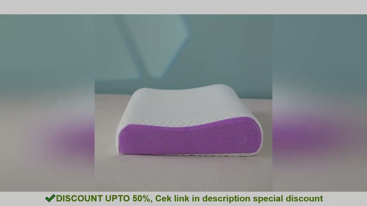 Pectin Pillow Breathable Air Layer TPE Pillow Washable with Water, Zero Pressure Cervical Neck Pillo
